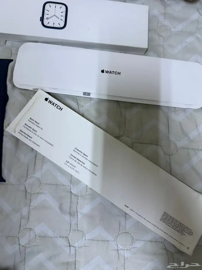 ساعة ابل 7 مقاس 45 ضمان جرير خاليه من الخدوش 7