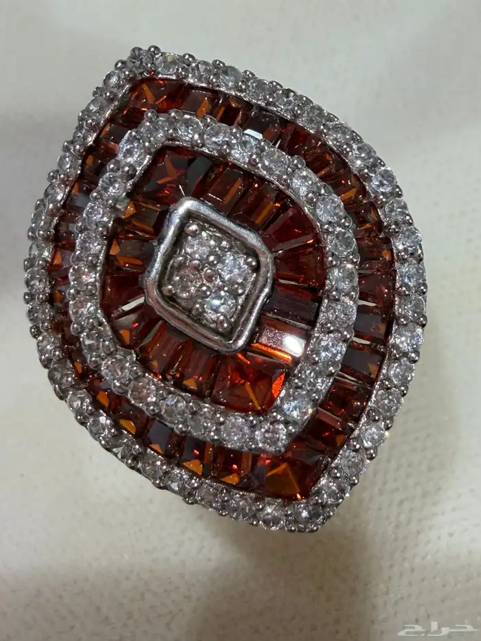 خواتم فضه نسائية راقية عيار 925 باحجار وفصوص الماس  صناعي 9