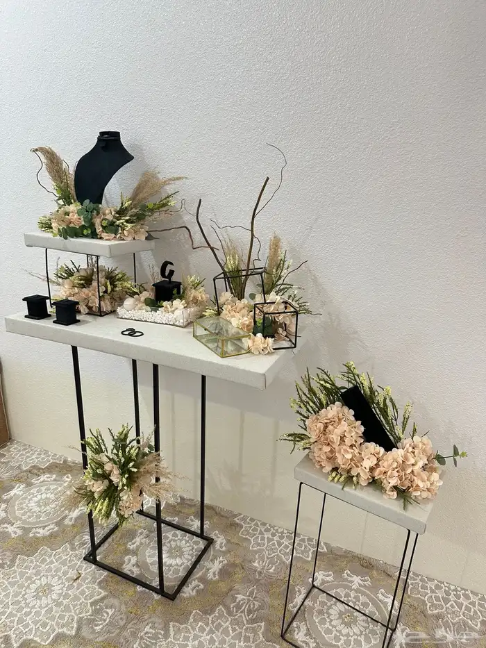 طاولة ملكة زواج شبكة ذهب 2