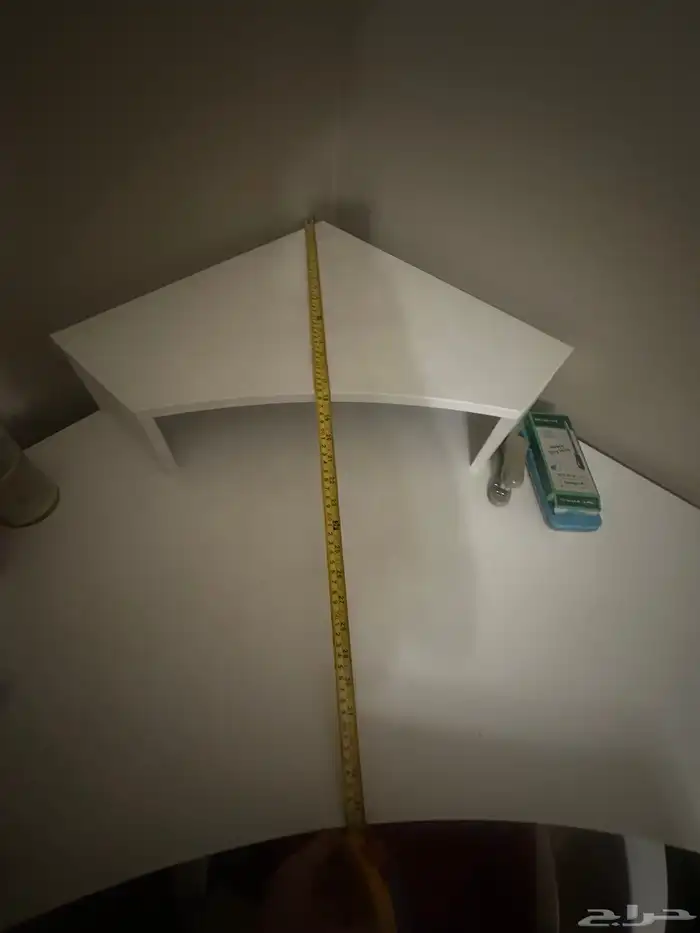 طاولة مكتبة زاوية بيضاء من ساكو 7