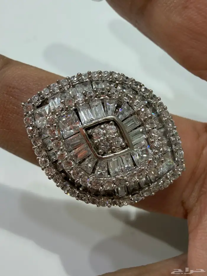 خواتم فضه نسائية راقية عيار 925 باحجار وفصوص الماس  صناعي 11