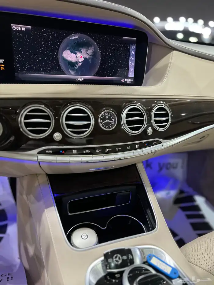 مرسيدس 2020 S450 جفالي أول مالك بممشى 40 بسعر 255 لون خاص 18
