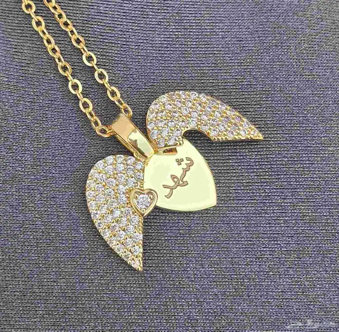 سلسال مطلي بالذهب عيار 21بالاسم شامل التوصيل والشحن 6