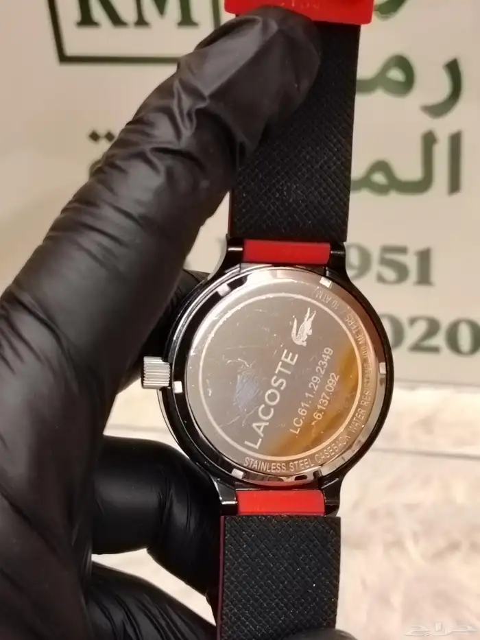 تصفية ساعة لاكوست اصلية 4