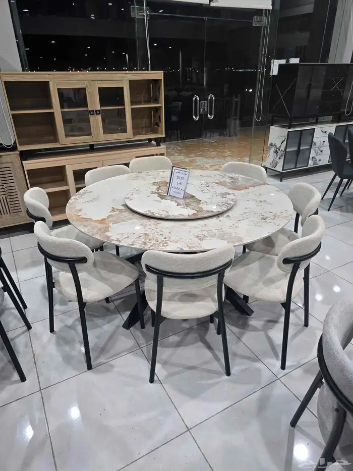 طاولات طعام مودرن ب اشكال جديده 1