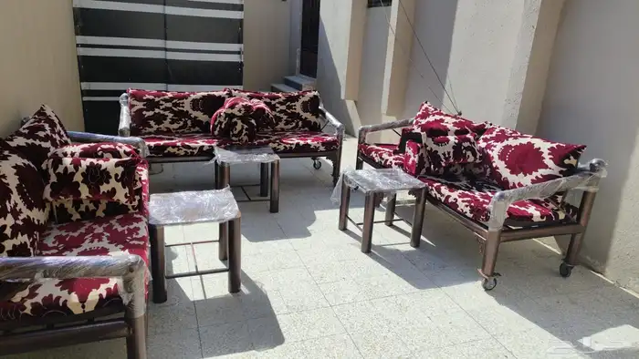 جلسات تراثيه خشبيه وحديد وأطقم الشتاء 17