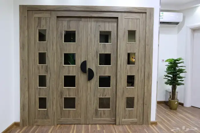 أبواب WPC الداخلية شركة باب وشباك للأبواب الداخلية 3