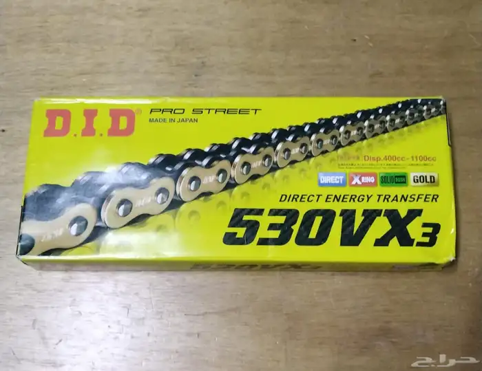 جنازير جميع مقاسات 525 و 530 للريس 1