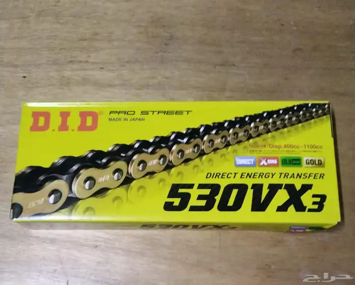 جنازير جميع مقاسات 525 و 530 للريس 6