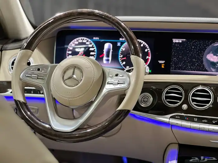 مرسيدس 2020 S450 جفالي أول مالك بممشى 40 بسعر 255 لون خاص 27