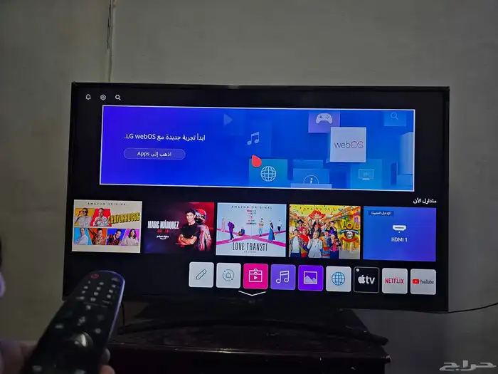 للبيع شاشة LG webOS مقاس 55 بوصة 4K 0