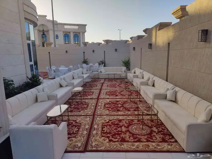 تأجير الحفلات  والمناسبات تاجير جلسات شعبيه وكنب 4