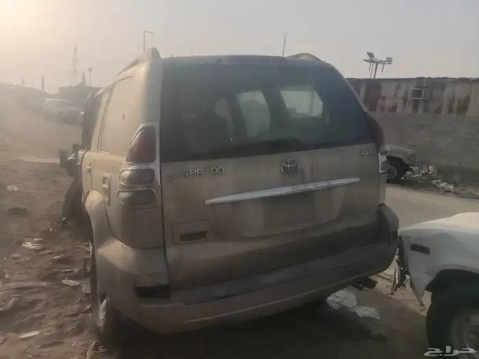 برادو ديزل 2004 مصدوم قطع غيار فقط تشليح الحمدنيه 2