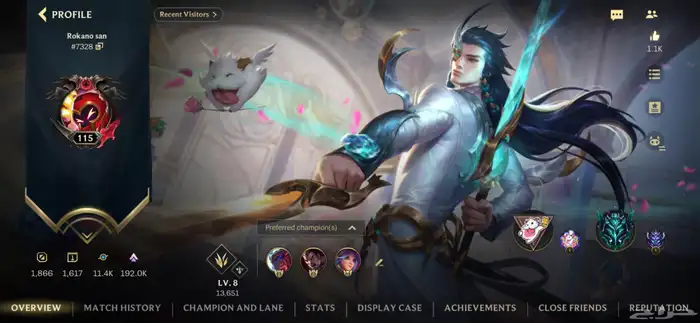 حساب وايلد ريفت wild rift 1