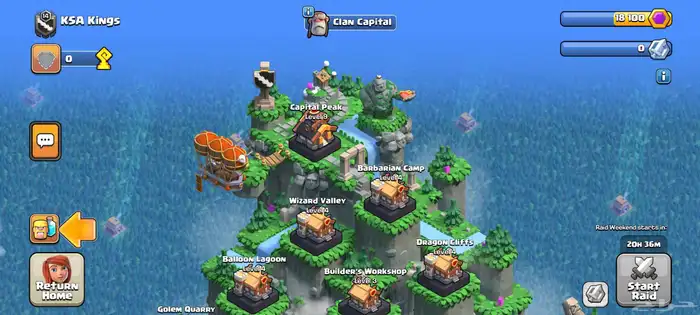 كلان لعبة كلاش اوف كلانس لفل 14 اسم مميز 2