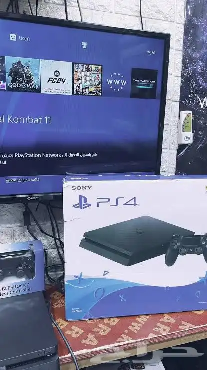 سوني 4 مهكر نظيف للبيع   جاهز للألعاب 8