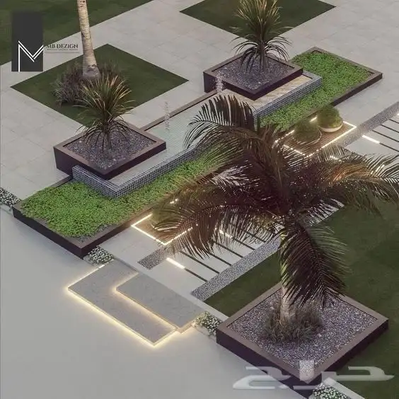 تصميم ديكور معماري ثلاثي الأبعاد 3