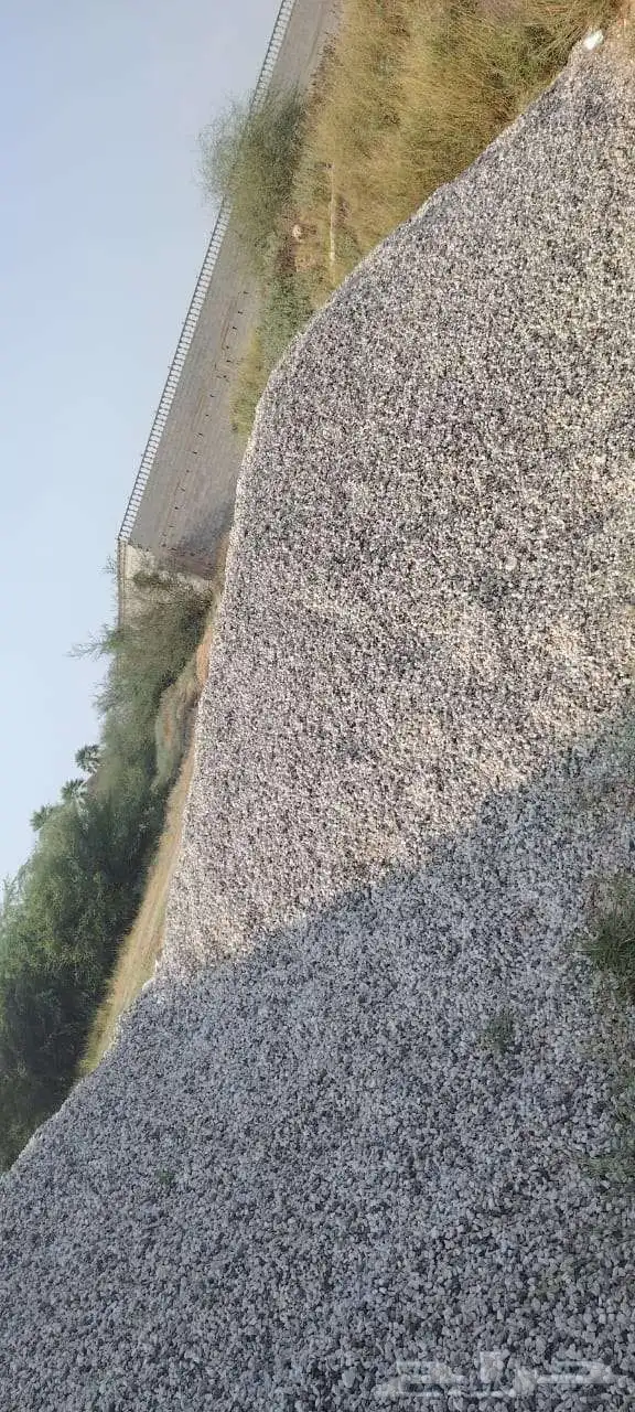 بحص ابيض تزيين الحدائق شاليهات شوارع. ارصفه 0