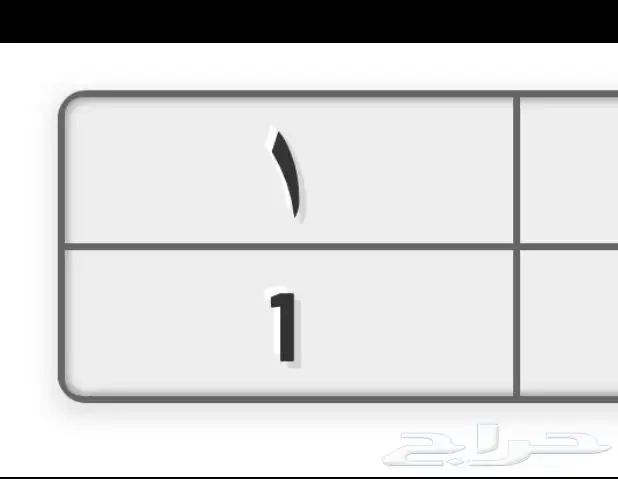 لوحة مميزة رقم 1 خصوصي 0