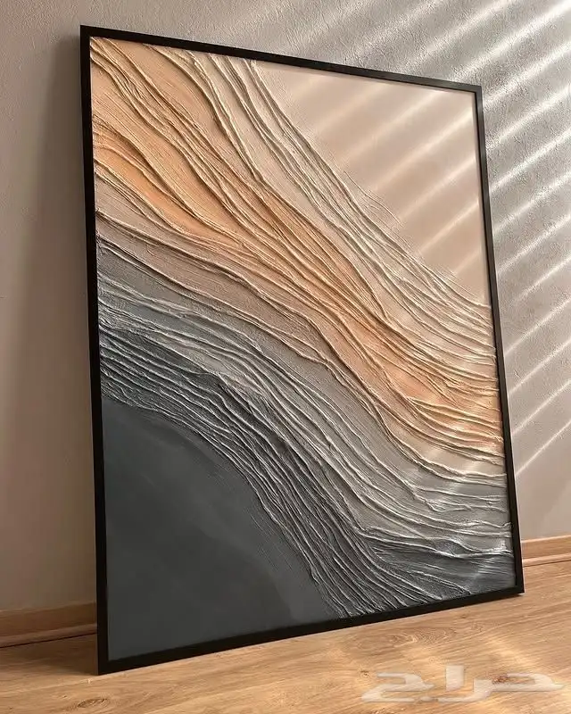 لوحات كانفس بارزه تعطى جماليه للمكان وفخامه 3