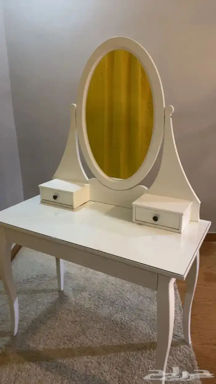 تسريحة من ايكيا نظيفه لونه ابيض 9