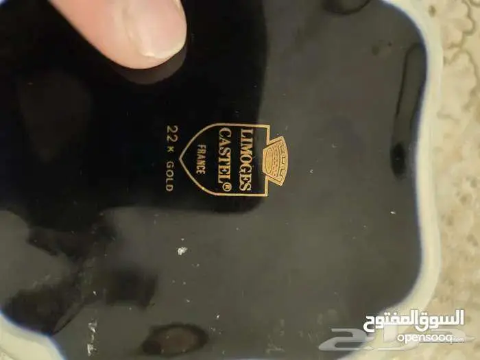 تحف قطعة أوروبية أصلية فرنسيه مختومه من Limoges castel 0