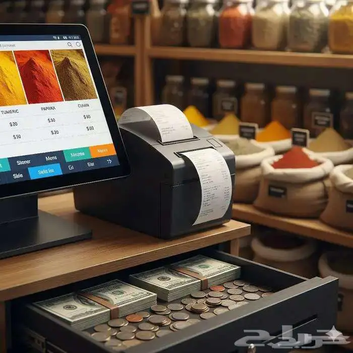 جهاز كاشير لمحل العطارة والبهارات 0