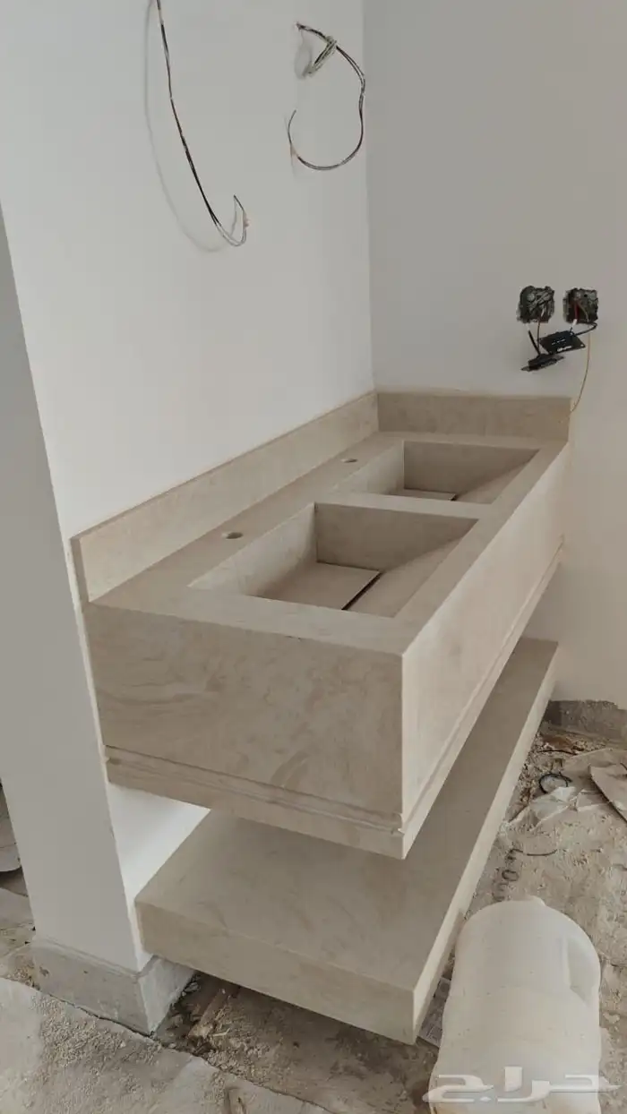 رخام صناعي مغاسل وكونترات واصطح مطبخ تفاصيل أكثر 6