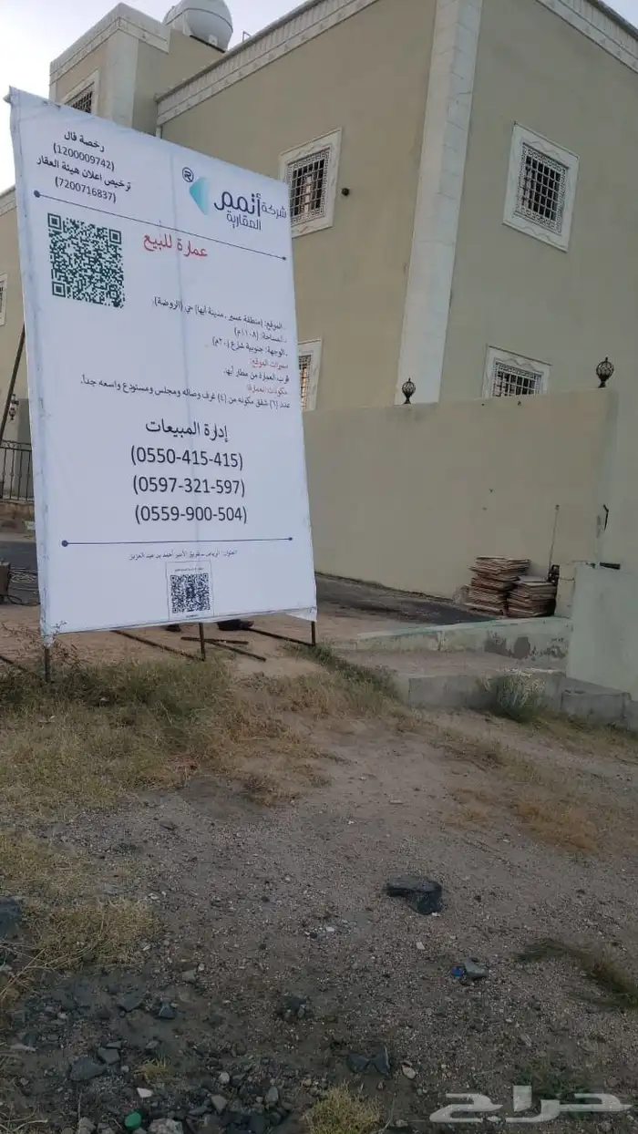 لوحات عقار و اراضي للبيع 1