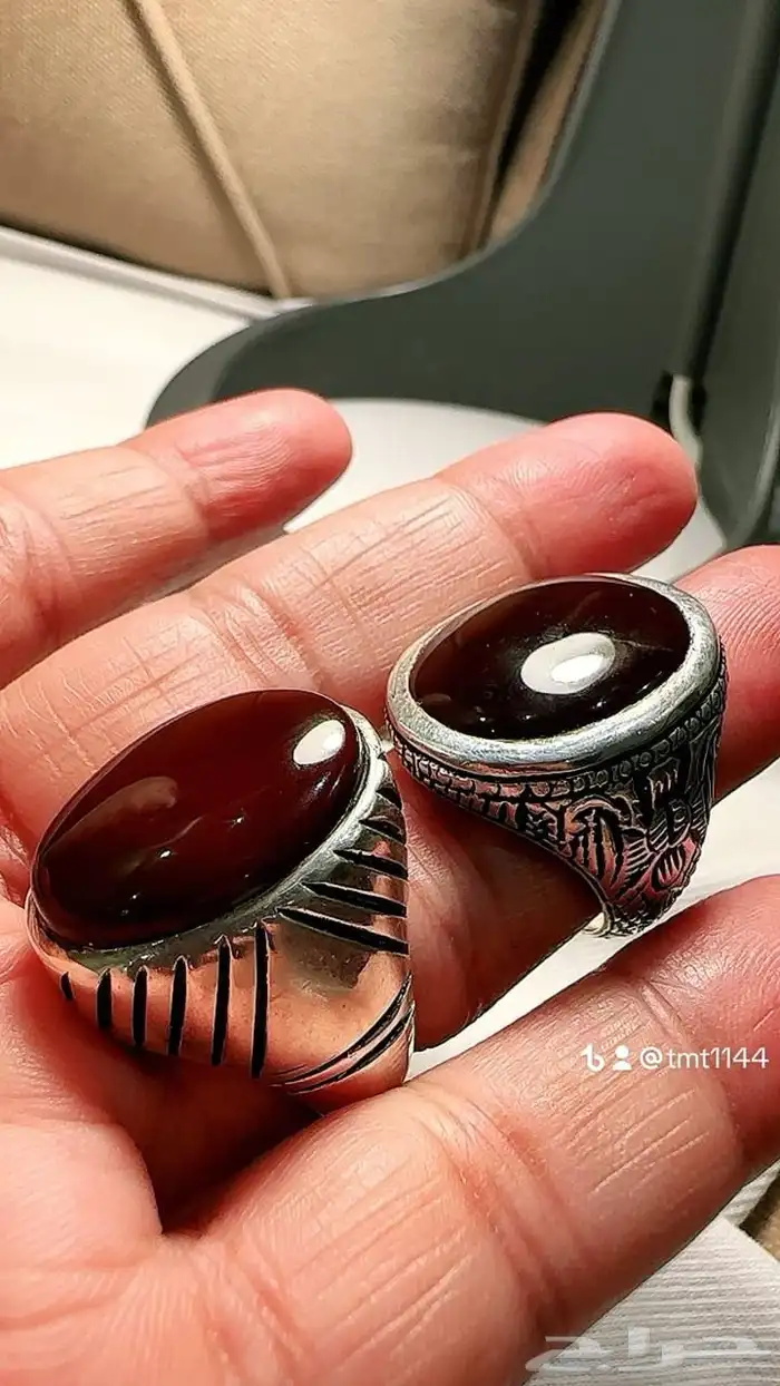 خواتم عقيق نوادر 91