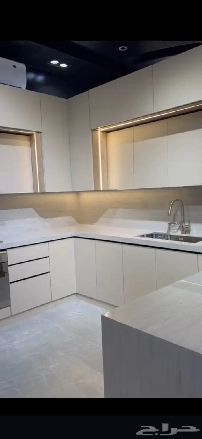 مطابخ مودرن تفصيل صاج المنيوم الماني مفصلات هيدرولك ايطالي 1