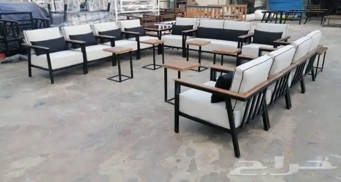 الجديد وصل جلسات خارجية للحدائق وداخليه مجالس عربيه ستائر وي 7