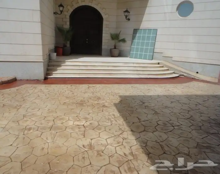 صبة مطبوعة الخرسانة الارضيات الختام حديقة خوش 5