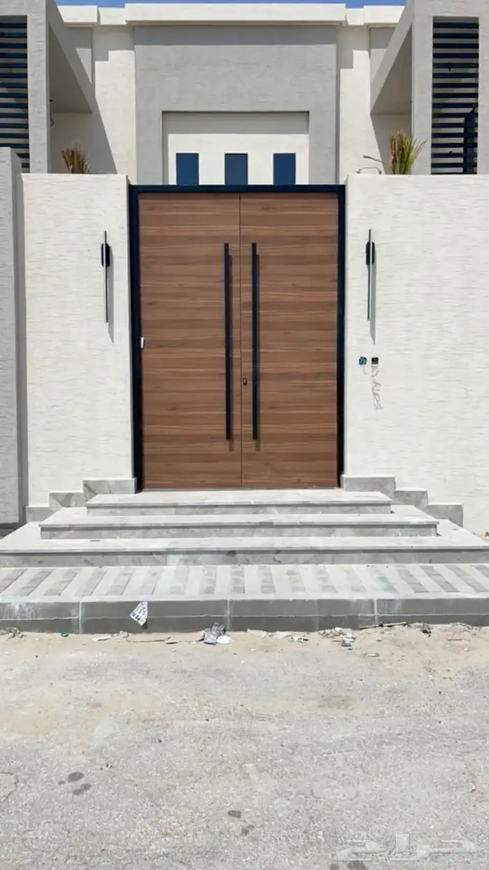 خشب ابواب خارجي تلبيس ابواب خارجيه بديل الخشب كلادينج 0