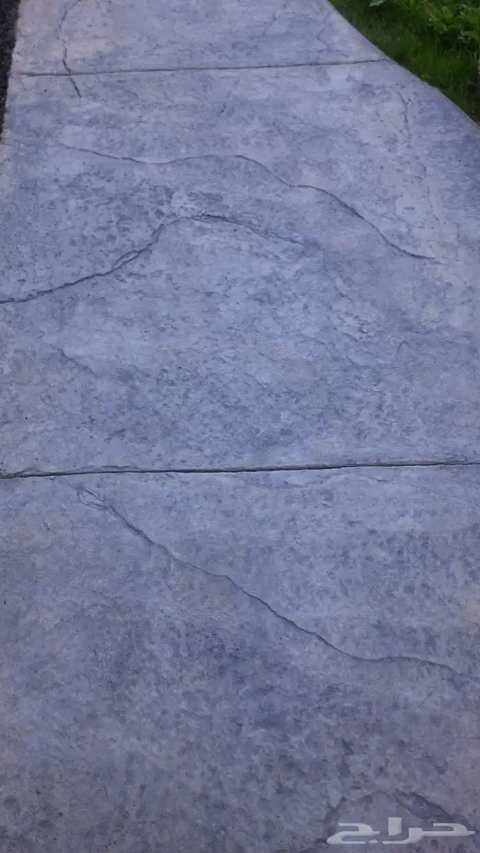 صبة مطبوعة الخرسانة الارضيات الختام حديقة خوش 2