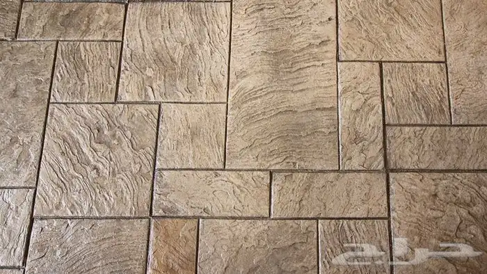 صبة مطبوعة الخرسانة الارضيات الختام حديقة خوش 0