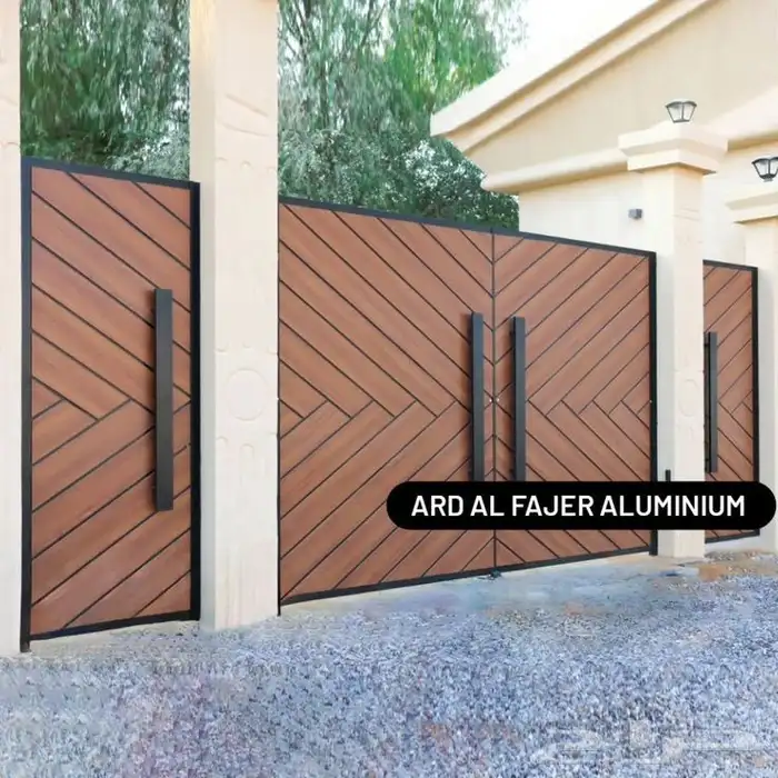 خشب ابواب خارجي تلبيس ابواب خارجيه بديل الخشب كلادينج 6