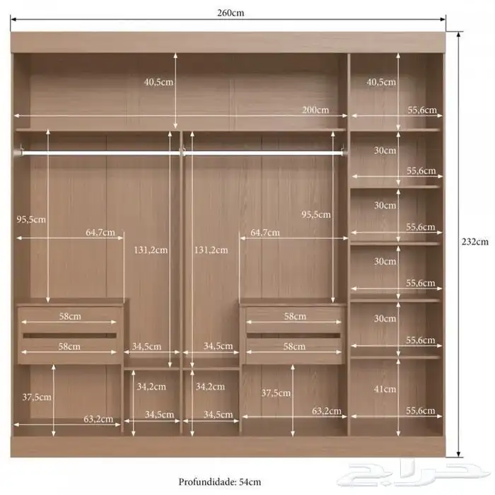 خزائن دواليب متجر كيان لتفصيل جميع التصاميم بسعر المصنع 3