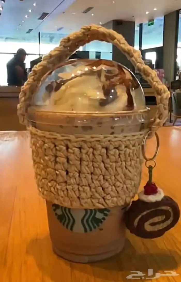 حامل كوب كروشيه 0