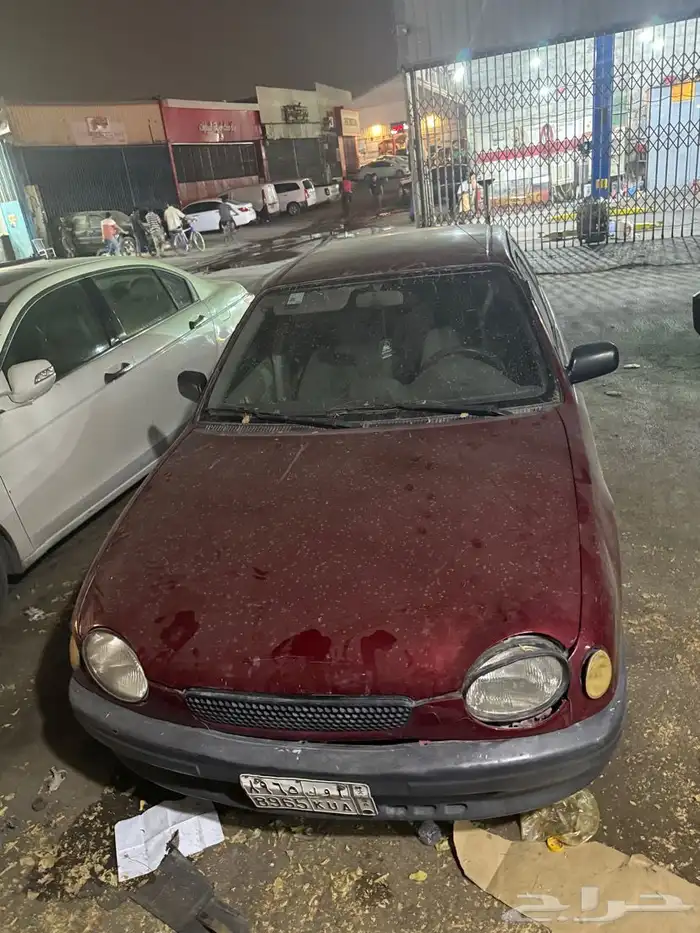 كورلا 98 الون احمر قير عايدي 1