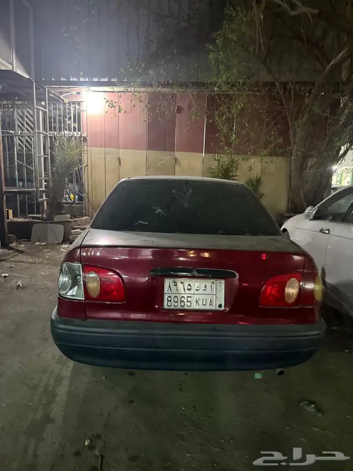 كورلا 98 الون احمر قير عايدي 5