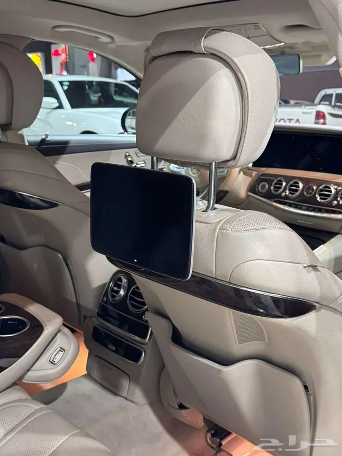 مرسيدس بنز 2019 فئة S450 أزرار 4 أسود ملكي بيج 13