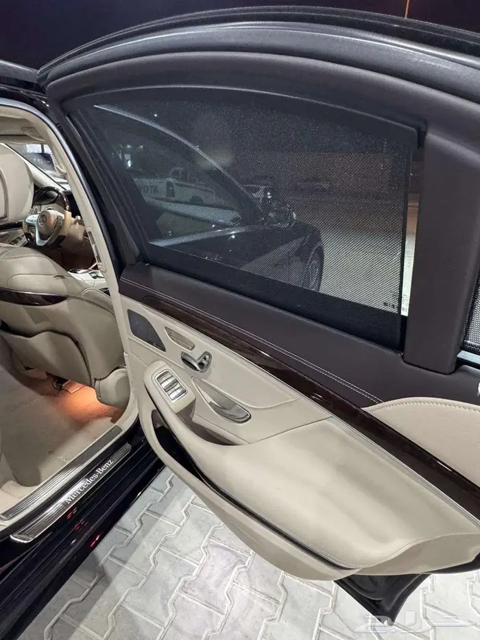 مرسيدس بنز 2019 فئة S450 أزرار 4 أسود ملكي بيج 16