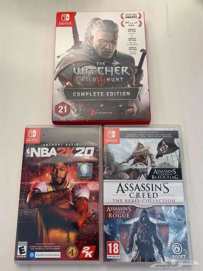 اشرطة سويتش Switch Games 0