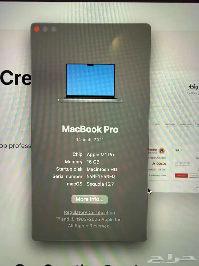 Macbook pro m1 pro 2