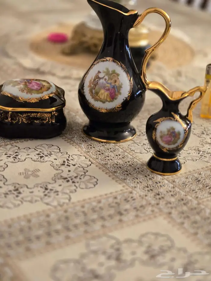 تحف قطعة أوروبية أصلية فرنسيه مختومه من Limoges castel 2