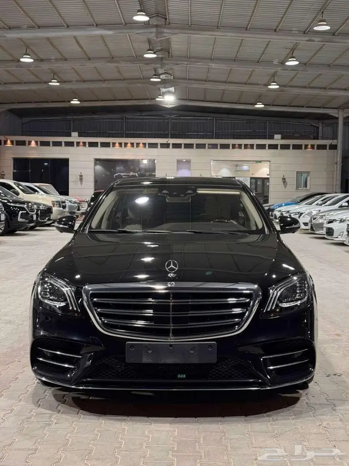 مرسيدس بنز 2019 فئة S450 أزرار 4 أسود ملكي بيج 0
