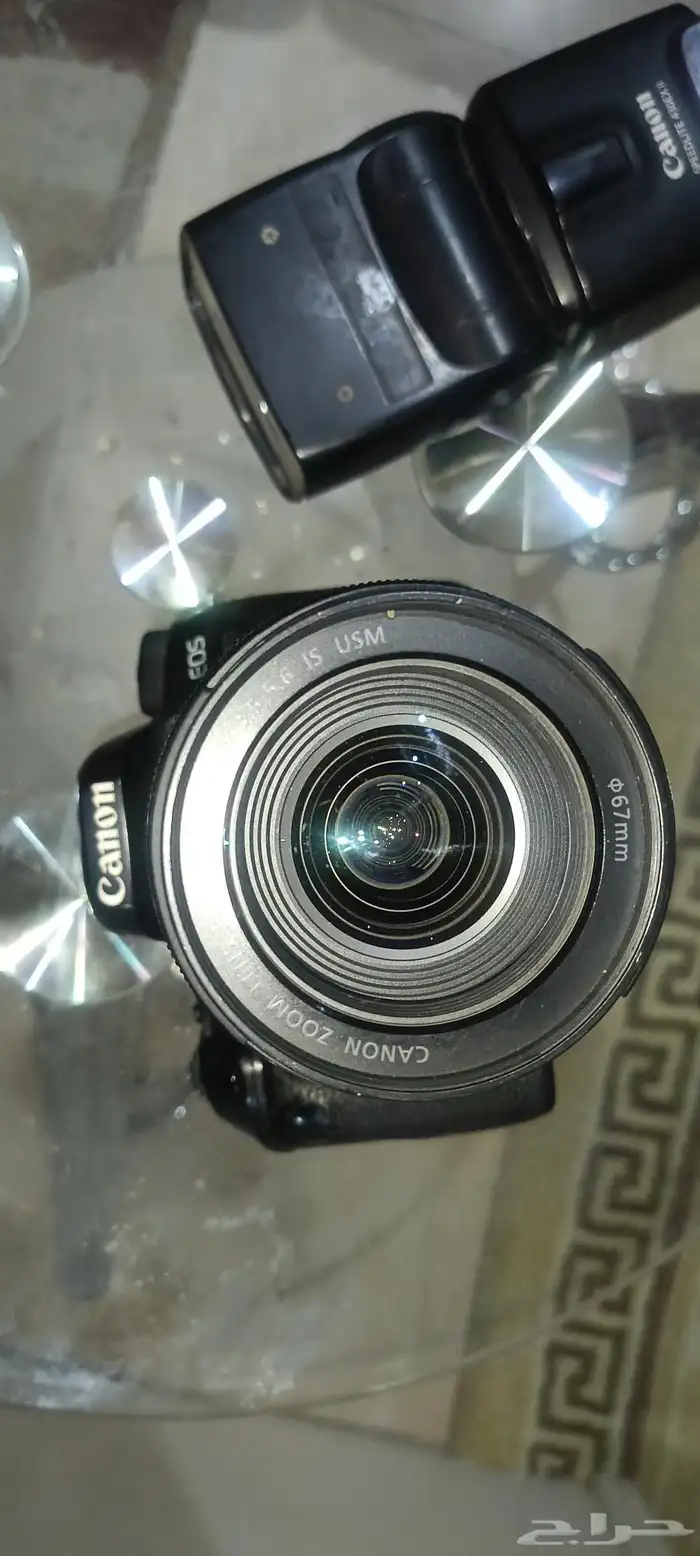 كاميرا كانون 77 d بحاله ممتازه السعر من نهايه 1500 3