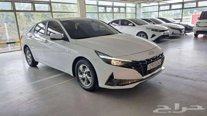 النترا 2021 وارد كوريا أوف وايت شبه جديدة 6