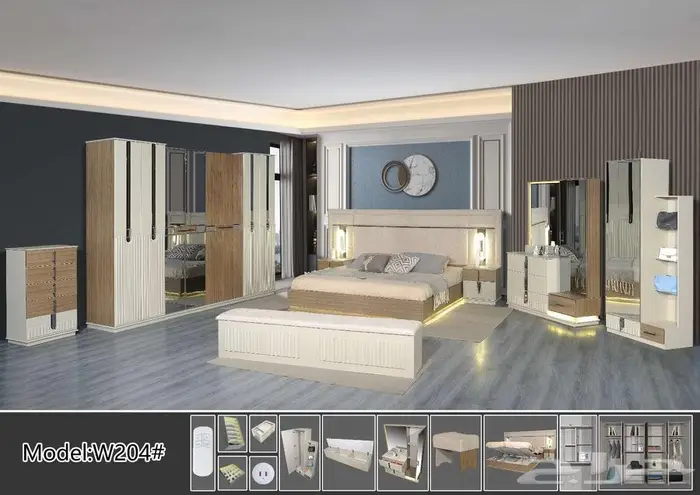 غرف نوم جميلة الهبة الجديدة 2